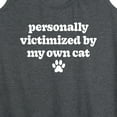 thumbnail image 3 of Instant Message - Victimized By My Cat - Women's Racerback Tank Top, 3 of 6