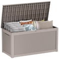 thumbnail image 2 of CRO Decor 260 Gallon Light Coffee Color Outdoor Waterproof Storag Box for Yard, 2 of 9