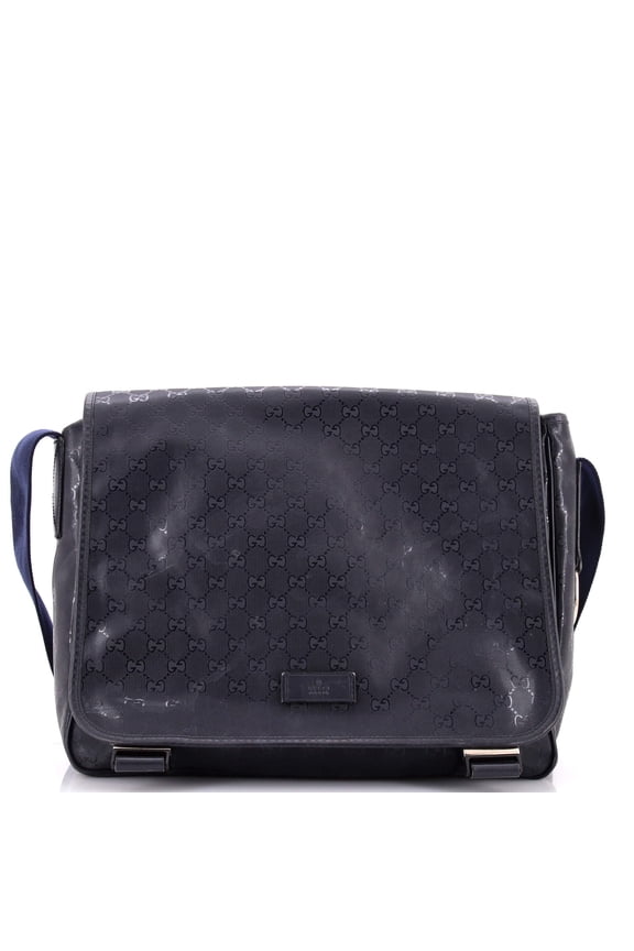 Pre-Owned Diaper Flap Bag GG Imprime By Rebag