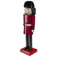 thumbnail image 3 of 14" Red and Black Royal Guard Christmas Nutcracker Soldier with Rifle, 3 of 5