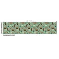 thumbnail image 2 of Ambesonne Easter Fabric by the Yard Upholstery, Chocolate Bunny Eggs Tulips, 2 Yards, Laurel Green Multicolor, 2 of 4