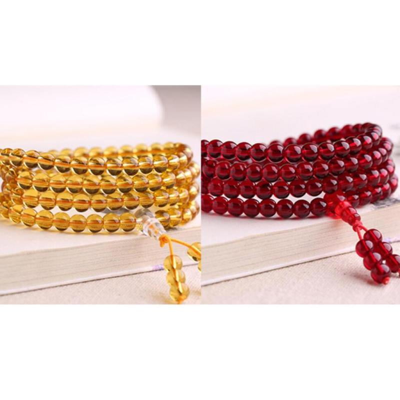 1 Roll Red Round Elastic Cord String for Beading Crafts Buddhist Bead String 