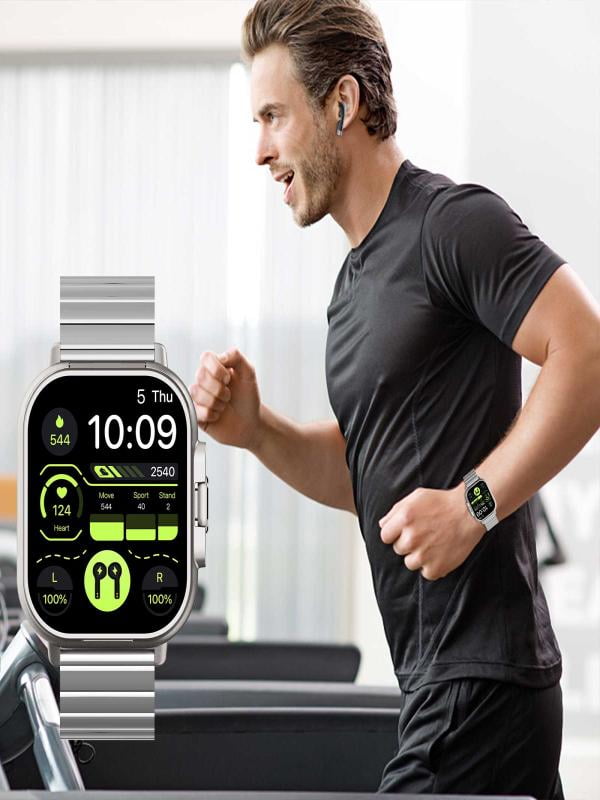 Headphones Bluetooth headset smart watch 2-in-1 Sports Smartwatch With Wireless Earph Headphones Wireless
