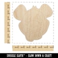 thumbnail image 2 of Smiling Spotted Hyena Head Wood Shape Unfinished Piece Cutout Craft DIY Projects - 6.25 Inch Size - 1/4 Inch Thick, 2 of 7