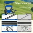thumbnail image 5 of Sophia & William Foldable Canopy Chair Portable Camping Lounge Chair Outdoor Sunshade Canopy Chair with Cup Holder, Royal Blue, 5 of 9