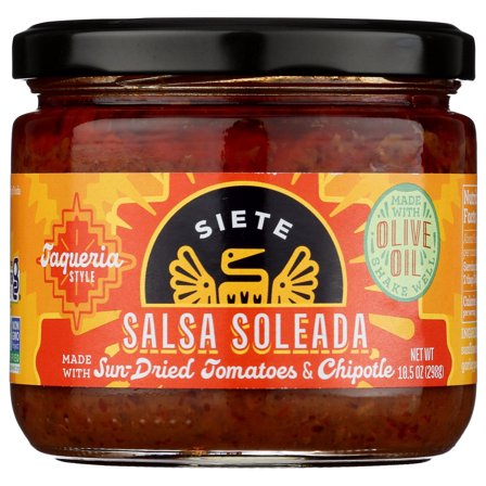 SIETE TAQUERIA SALSA SOLEADA, 10.5oz, 6 pack