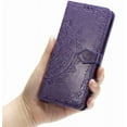 thumbnail image 6 of Samsung Galaxy A20S Case Leather Wallet Flip Magnetic Closure Case Samsung Galaxy A20S Phone Case with Card Slots Protective Cover Case for Samsung Galaxy A20S. SD Mandala - Purple, 6 of 11