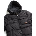 thumbnail image 6 of iXtreme Boys Puffer Jacket - Water Resistant Hooded Fleece Lining Bubble Winter Jacket (Sizes 8-18), 6 of 7