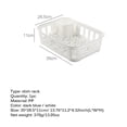 thumbnail image 3 of Estante Para Platos, Soporte Para Casa, Escurridor De Cocina Plegable De Plástico, Caja De Almacenamiento Para Cubiertos, Soporte Para Cubiertos matsuzay HA024536-02, 3 of 5