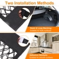 thumbnail image 5 of Uxcell 2pcs Universal Mesh Cargo Net 15.7" x 9.8" Automotive Cargo Net Wall Sticker Organizer Pouch Bag Hook and Loop Elastic Storage Mesh Net with 4pcs Tape Stickers for Truck SUV RV, 5 of 7