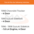 thumbnail image 2 of MAX Advanced Brakes - Front Brake Kit For 1998 Chevy Tracker| Carbon Ceramic Brake Pad and Rotor Kit| Daily Driving OE Replacement Brake Rotors, 2 of 9