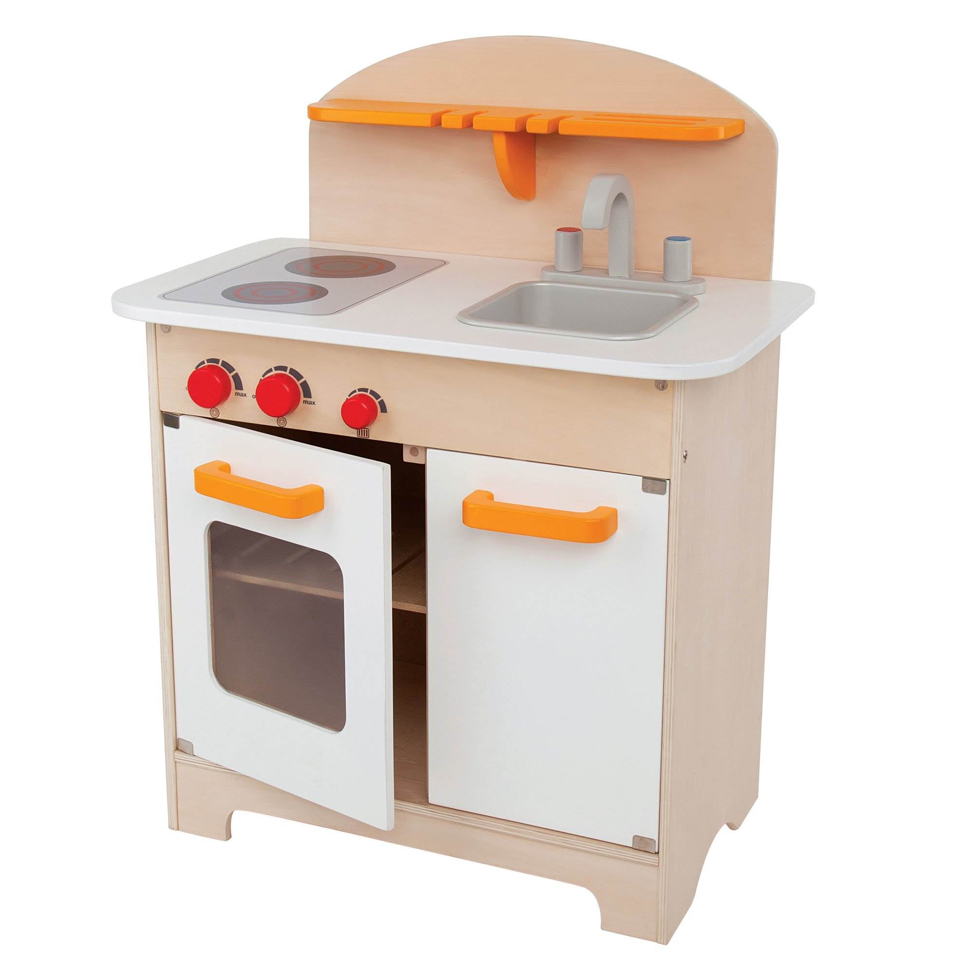 Hape White Gourmet Kitchen Wooden Fridge Freezer Dollhouse Accessory Gift Idea for Toddlers Kids Ages 3 Walmart