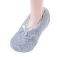 thumbnail image 3 of Fuzzy Plush Slipper Socks Fleece Warm Soft Cozy Fluffy Winter Home Cabin Premium Ballet Flat Ballerina Slipper Comfy Christmas Comfort Gifts for Women, 3 of 3