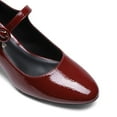 thumbnail image 5 of Women's Mary Jane Shoes Round Toe Pumps Block Heels With Adjustable Strap, 5 of 7