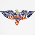 thumbnail image 3 of CafePress - Retro Eagle And USA Flag Baseball Jersey - Cotton Baseball Jersey, 3/4 Raglan Sleeve Shirt, 3 of 4
