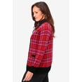 thumbnail image 4 of Jessica London Women's Plus Size V-Neck Cardigan Sweater, 4 of 4