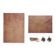 thumbnail image 4 of Juego de 6 Sobres y papel para escribir cartas y colgantes con cuerda invitaciones artesanales Flor perfecl Sobres de papel, 4 of 5