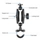 thumbnail image 4 of Adaptador de montaje de cámara Adaptador de cámara de bicicleta Soporte de montaje Soporte de cámara Aleación de aluminio para accesorios de cámara con rotación de rosca 1/4 para manillar Macarena Adaptador de montura de cámara, 4 of 8