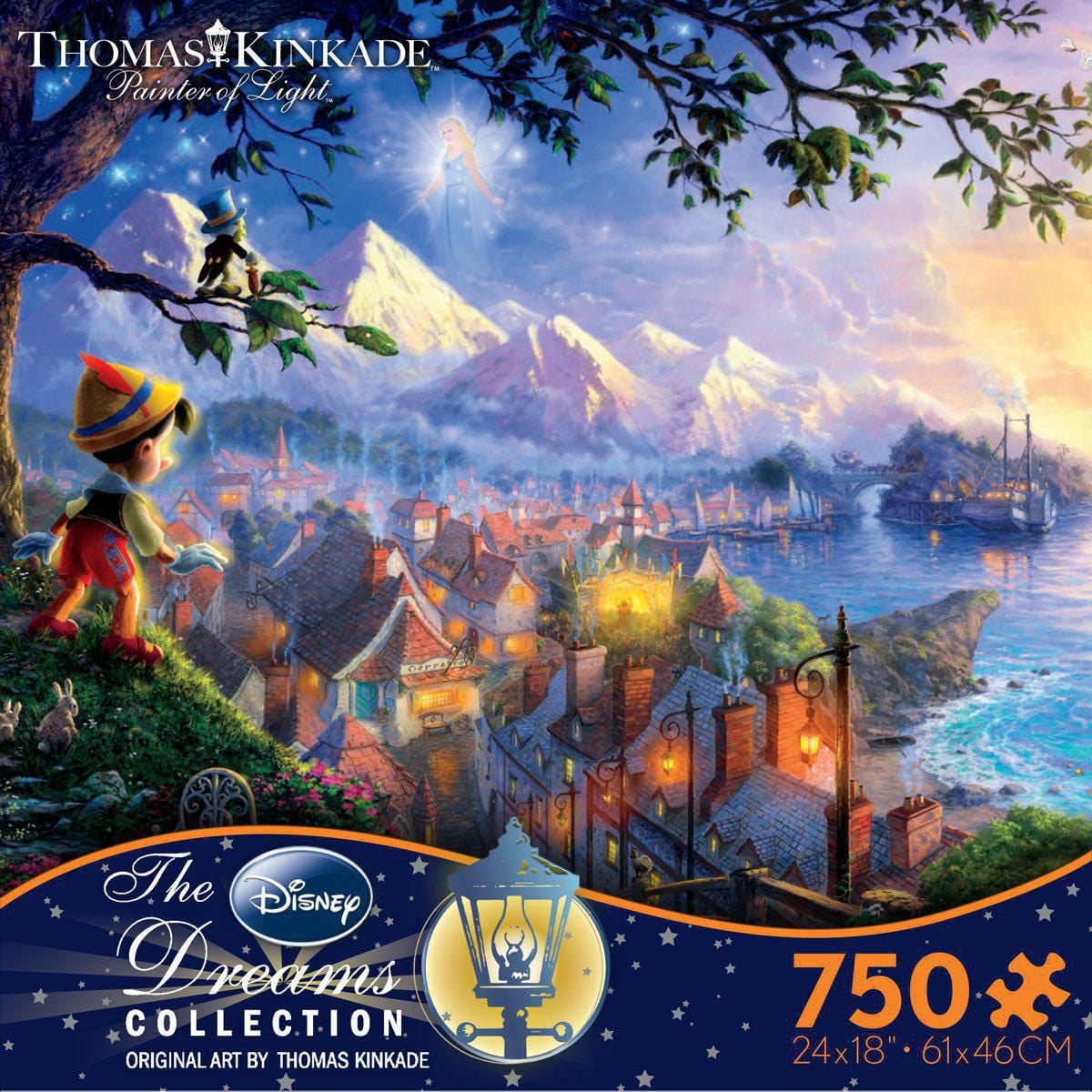 Ceaco: Thomas Kinkade - Disney Pinocchio Jigsaw Puzzle (750 pc)