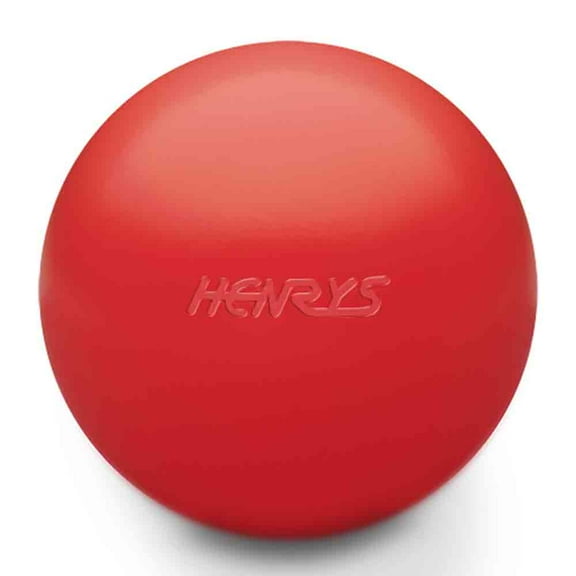 Henrys HiX Russian Juggling Ball - 67mm - Made out of TPU plastic - PVC free - Single Ball (Red)