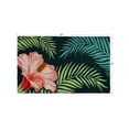 thumbnail image 2 of Imports Decor 584PVC 30 x 18 x 0.5 in. Tropical Mat - Green, Teal & Pink, 2 of 4