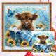 thumbnail image 1 of Hilo Algodón Ecológico Bordado Punto Cruz Yak Girasol 11CT 40x40cm, 1 of 9