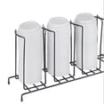 thumbnail image 3 of 2 Piezas de material acero Inoxidable Tapa Dispensador Rack Dispensador Titular para Vasos Desechables de Papel Plástico kusrkot Dispensador de vasos de papel desechable, 3 of 8
