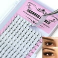 thumbnail image 6 of SKONHED 16 Rows Apply Quickly Natural Long Semi Permanent C/DCurl Faux Mink Hair Lash Extension Premade Volume Fans False Eyelashes 5D-0.07-C-9MM, 6 of 8