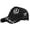 Black, variant on AJGRHE Men Women Casual Letters Colorful High Street Baseball Cap Visor Black One Size