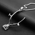 thumbnail image 2 of Collar con Colgante de Pareja de Llave de de Amor a Juego Personalizado de 2 Piezas - Plata 68mm Sunnimix Collar de acero inoxidable, 2 of 8