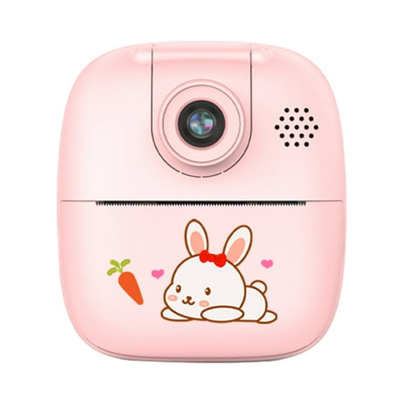 Blukids Instant Print Camera for Kids, Christmas Birthday Gift for 3-12 Year Old Girls Boys, 2.4" Children Rechargeable Digital Camera Print Black and White Photo for Toddler Toys