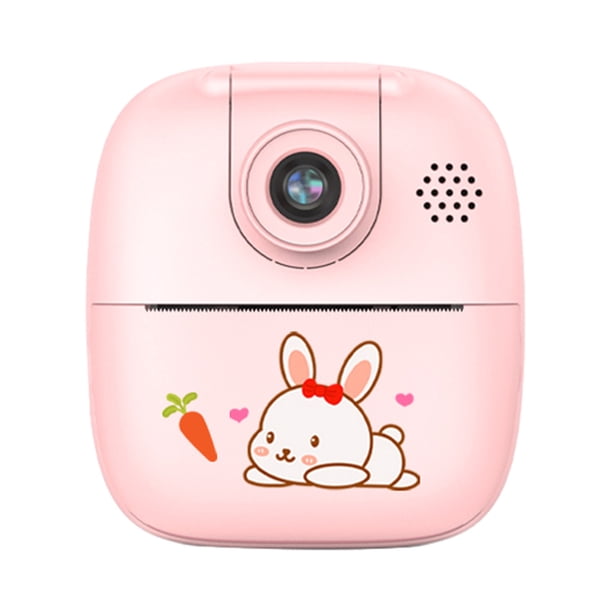 Cámara digital portátil Pisexur para niños, 24 megapíxeles, alta definición, con lente reversible de 180°, frontal y trasera. Electrónica infantil, organizador de electrónica.