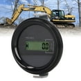 thumbnail image 1 of Excavator Timer Hour Meter Excavator Timer Control Panel Gauge Timer Meter Excavator Data Saver Remote Control LCD Digital Display 12V to 36V 0 to 99999.9H, 1 of 8