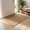 Khaki, variant on Miwamany Super Absorbent Thin Bathroom Floor Mat, Fast Dry Non Slip Plastic Shower Rug with Rubber Backing, Machine Washable Low Profile Carpet for Tub Entryway Vanity Kitchen Hallway Decor