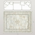 thumbnail image 3 of HOMCOM 5x7 Area Rug, Boho Living Room Rug Carpet, Machine Washable, Blue, 3 of 8