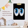 thumbnail image 5 of FMSHPON Huge Bulging Eyes Clipboard Hardboard Wood Nursing Clip Board and Pull for Standard A4 Letter 13x9 inches, 5 of 7