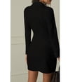 thumbnail image 5 of ZAXARRA Women Double Breasted Button Front Military Style Blazer Coat Jacket, 5 of 5