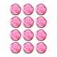 thumbnail image 1 of 12 velas sin humo de flores rosas, 2 horas, velas flotantes quemables, velas de decoración para fiestas de cumpleaños, bodas, recepciones de bodas, baby shower (rosa), 1 of 7
