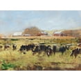 thumbnail image 2 of Harper, Ethan 24x19 Black Ornate Wood Framed with Double Matting Museum Art Print Titled - Out to Pasture II, 2 of 4