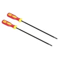 thumbnail image 1 of Unique Bargains Chainsaw Chain Sharpening File, 2 Pack 3/16-Inch (4.8 Mm) Round Chain Saw Sharpener File, Red Yellow, 1 of 6