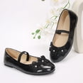 thumbnail image 5 of LuckLilac Girls Glitter Flats Flower Mary Jane Shoes Easy On Dress Shoes for Toddler Little Big Kid Party Wedding School Wear, 5 of 5