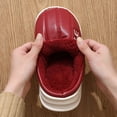 thumbnail image 6 of Weloille Women's Thermal Slippers Soft And Comfortable Furry Warm Fleece Lined Slippers With Non-slip Grippers, Women's Home Bedroom Slippers, 6 of 8