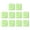 Light green, variant on 10Pcs Jelly Keycap for Mechanical Keyboards 1U XDA Profile Not Printed Keycap Set for Mechanical Keyboards