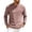 Pink, variant on Bxsruta Mens Long Sleeve Crewneck Shirt Waffle Knit Front Pocket Casual Tee Vacation Beach Top