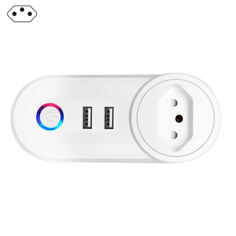 Wireless Socket Smart Plugs with 2 USB Ports Remote Control from Anywhere  Anytime for Google Assistant Energy Monitor AU Plug 