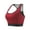 Wine, variant on Levmjia Sports Bras For Women High Support No Underwire Bra Seamless Wireless Breathable Nylon Comfort Bralette for Sleeping Yoga Soft Everyday T-Shirt Bras Solid Colors