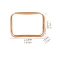thumbnail image 4 of Kearding Bolsa de maquillaje de PVC, bolsas de cosméticos portátiles, bolsa de almacenamiento de viaje de gran capacidad, contenedor de transporte, Almacenamiento y organización del hogar Café, XL Kearding HA059885-05, 4 of 6