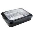 thumbnail image 1 of Aluminum Foil Tray Holder Set Covered Food Aluminum Foil Tray Holder Insulated Aluminum Foil Baking Tray Stackable Food Aluminum Foil Tray Holder For Travel Picnics And Parties Bake Pans with Racks, 1 of 3