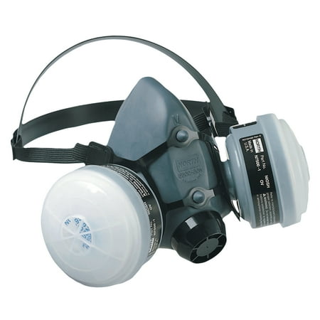 - North by Honeywell 5500 Series Low Maintenance Half Mask Respirators, Large, OV/N95 Cartridges