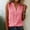 A761 Pink, variant on Tank Top for Women V Neck Sleeveless Casual Basic Style Button Down Front Loose Fit Solid Soft Breathable Lightweight Summer Fashion Sleeveless Blouse